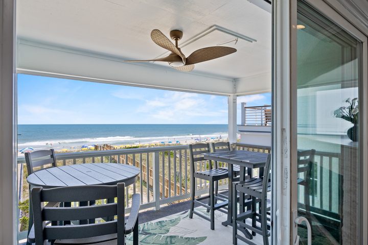 Front balcony facing the Atlantic